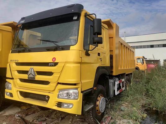 20-100 ton 6X4 371 pk Sinotruck HOWO Gebruikte dumptrucks met ISO-bandcertificering