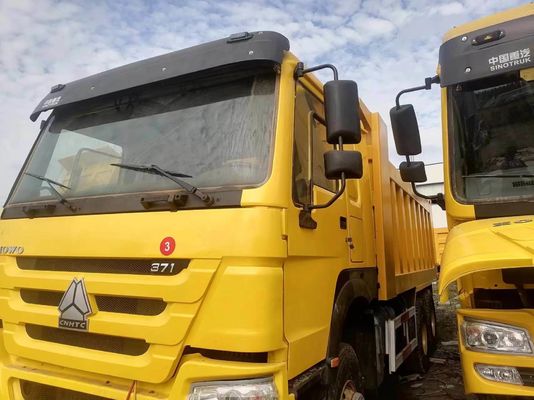 20-100 ton 6X4 371 pk Sinotruck HOWO Gebruikte dumptrucks met ISO-bandcertificering