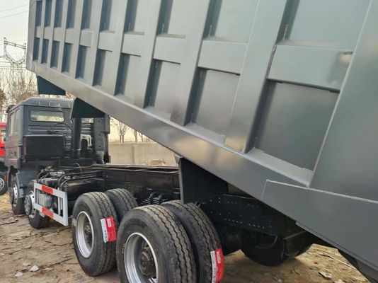 375 pk 12 wielen 40t Shacman 8X4 Gebruikte dumptruck Super Drive Paardenkracht 351-450 pk