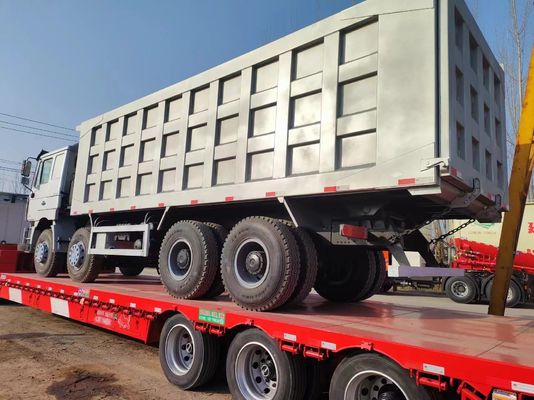 Shacman 8X4 Gebruikte dumper 375 pk 12 wielen 40t voorste hefstijl Paardenkracht 351-450 pk