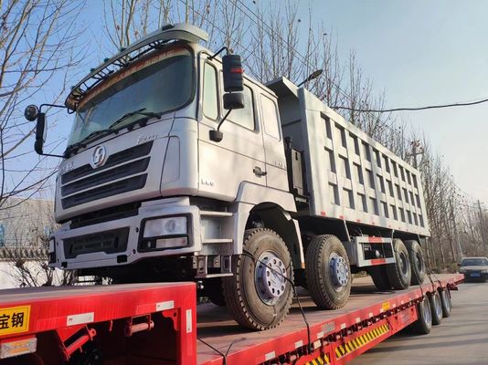 Shacman 8X4 Gebruikte dumper 375 pk 12 wielen 40t voorste hefstijl Paardenkracht 351-450 pk