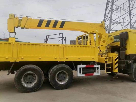 HOWO 6X4 Truck Mounted Crane Top van 12t Rechte Boom Crane 16t Klappkraan Truck