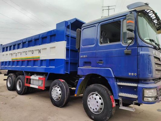 8×4 aandrijflijn Shacman F3000 met handgeschakelde transmissie Dieselmotor Tipping Dump Truck