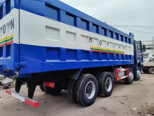 8×4 aandrijflijn Shacman F3000 met handgeschakelde transmissie Dieselmotor Tipping Dump Truck