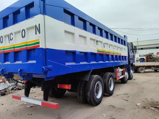 8×4 aandrijflijn Shacman F3000 met handgeschakelde transmissie Dieselmotor Tipping Dump Truck